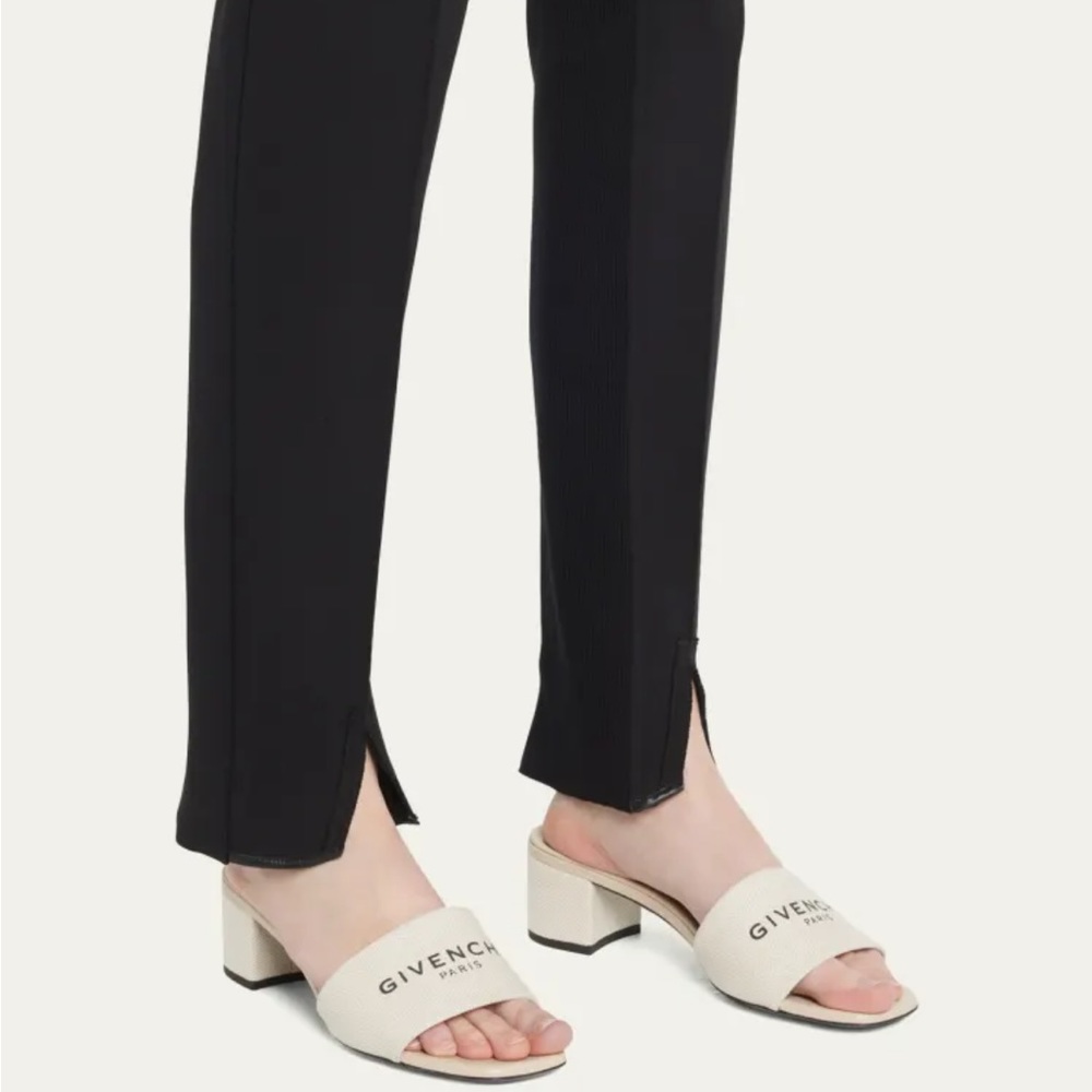 Givenchy cotton logo mule sandals